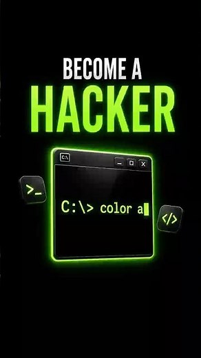 Typing This in CMD makes you a Hacker #hacker #commandprompt #funny