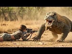 Komodo Dragon Hunting Exposed – Insane Moments Hunter Takes Down Predator with Perfect Shots