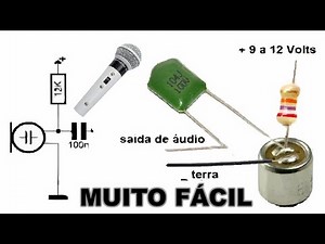 Como Criar um Microfone sem Fio Fácil com Apenas 7 Componentes