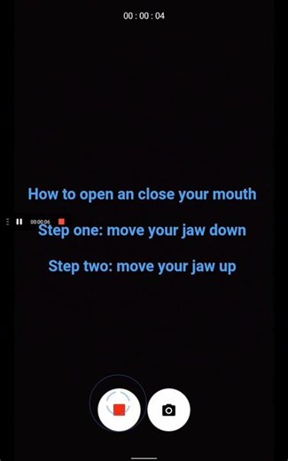how to open an close your mouth