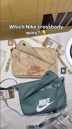 Two looks. One vibe. Which Nike crossbody bag is yours? Comment A or B. 💬 #retailry