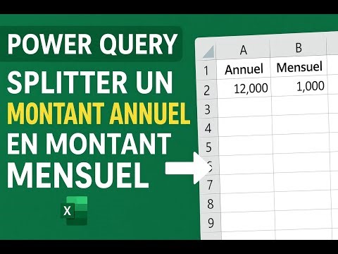 Power Query - How to split Annual Budget Amounts into Monthly Amounts?