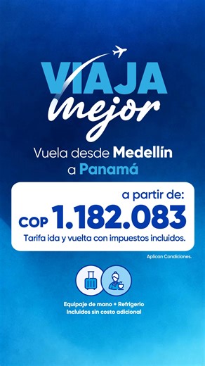 5.3K views · 230 reactions | Viaja mejor con Copa Airlines: la mejor tarifa, los mejores itinerarios y la mejor experiencia a bordo. Reserva hasta el 31 de mayo y vuela hasta el 15 de junio. | Copa Airlines | Facebook