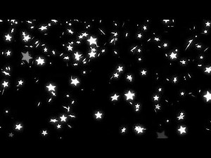 Falling Stars on Black Background 🌟 Shooting Stars Video Loop Animation - Copyright Free Download
