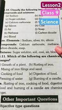 Class-9 Science chapter-2 question-answer part-2 #class9liveclass