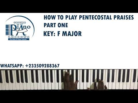 HOW TO PLAY PENTECOST PRAISES ON PIANO—KEY F