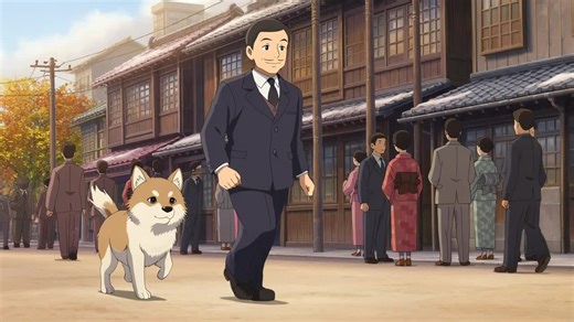 Grok imagine prompt: Realistic cartoon style video of Hachiko’s true 1920s Tokyo life: the Akita puppy born in 1923 in Ōdate, adopted by Professor Ueno in 1924, their daily walks to Shibuya Station, Ueno’s sudden death in 1925 from cerebral haemorrhage, and Hachiko’s real, faithful wait every day for nearly 10 years until his passing in 1935 amid crowds and seasons. #loyal #hachiko #hachi #hachiarmy #solana