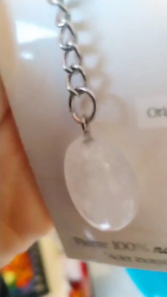 Rock Crystal Keychain – Natural Stone for Purification, Positive Energy, Crystal Healing, Wellness Gift - Etsy