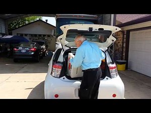 2013 Toyota Scion iQ Luggage & Grocery carrying capacity