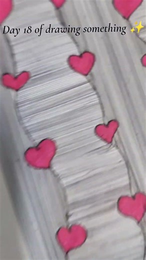 Day 18 of drawing something ✨ #heart #doddles #art