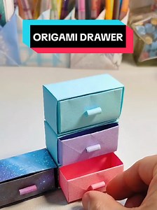 Origami Drawer Tutorial — Easy Folded Paper Drawer