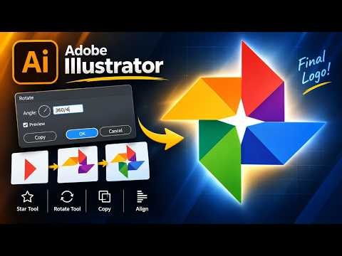 How to Create This Logo in Adobe Illustrator | Step by Step Tutorial