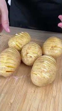 Roasted potato with garlic and butter — crispy, easy oven recipe # #foodrecipe # #cooking #shorts