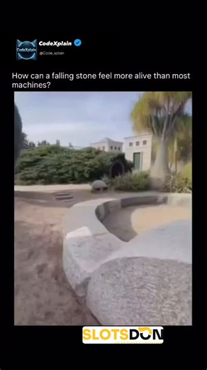 CodeXplain | What looks random… is actually gravity performing with precision.” This mesmerizing structure is a kinetic sculpture where a heavy stone... | Instagram