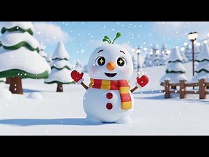 Tiny Snowman Hello ⛄🎵 | Kids Nursery Rhymes | Winter Cartoon Song for Toddlers & Preschool