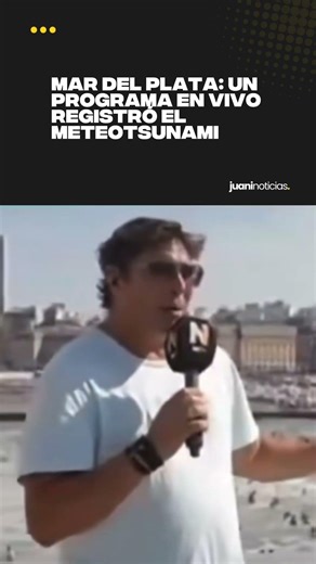 The METEOTSUNAMI was recorded LIVE