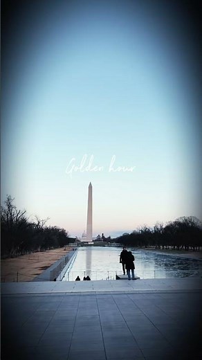 Lincoln Memorial at Golden Hour 🌇 | Peaceful 4K Walking Tour in Washington DC