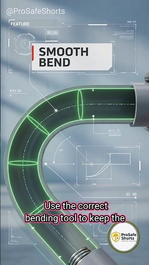 How to Bend Electrical Conduit Correctly! ❌ vs ✔️ #shorts