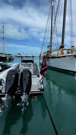 Performance Boat Center on the 2024 Key West Poker Run docks! Someone got up early and got these beauties looking good in the morning! #keywestpokerrun - see full episodes on FPC’s YouTube channel - search Florida Powerboat Club! @flpowerboat @mercuryracing @performanceboatcenter | Florida Powerboat Club