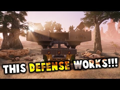 PURGE ARENA BASE | This Defense Works!!! | CONAN EXILES