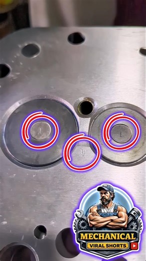 Head Valve Numbering 🔧 Pro Trick! #shorts #engine #skills #viralshorts