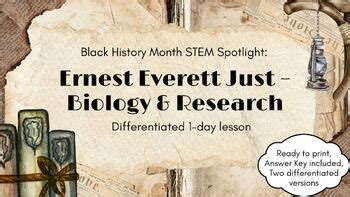 Black History STEM | Ernest Everett Just | Complete Lesson | No Prep | 5-8