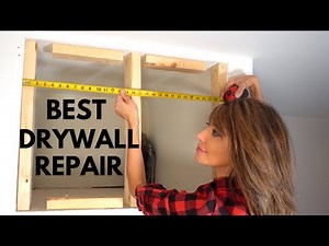How To Patch Large Holes in Drywall with 85% Stronger Tape