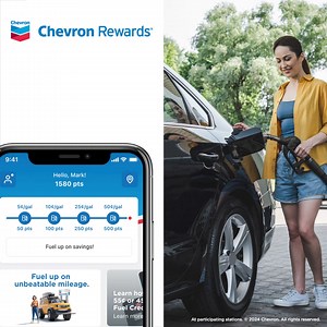 Need more rewards in your life? Download the Chevron App! Then join Chevron Rewards to earn points and redeem rewards. | Chevron
