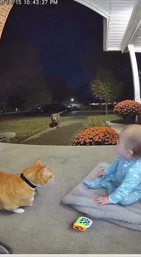 Hero Cat Saves Baby from Vicious Dog Attack! 😱🐱 Security footage captures the exact moment a baby is attacked by an aggressive dog — and a fearless CAT leaps in to save the child’s life. This is one of the most shocking rescues ever caught on camera. Watch till the end… you won’t believe it. #HeroCat #CatSavesBaby #catvsdog #realrescue #CaughtOnCamera #viralshorts #RealHeroes #CatProtectsBaby | Min-AUU