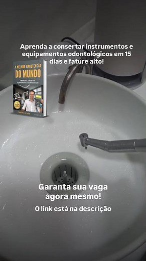 Como consertar caneta de alta rotação odontológica