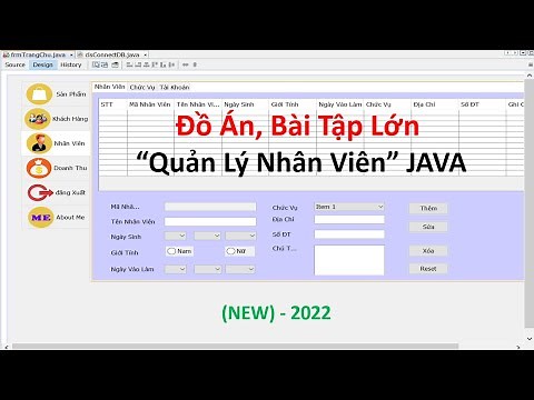 Source code Phần mềm Quản Lý Nhân Viên trong Java | KH Lập Trình ACE