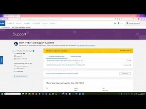 Intel Treiber mit Intel Treiber und Support Assistant aktualisieren