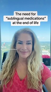 Understanding sublingual medications at the end of life. #hospicenurse #hospicecare #hospice #deathdoula #deathdoulas #deathdoulatraining FOLLOW TO LEARN MORE! | Suzanne B O'Brien
