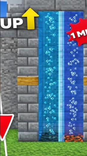 Bubble Column Water Elevator Minecraft Tutorial