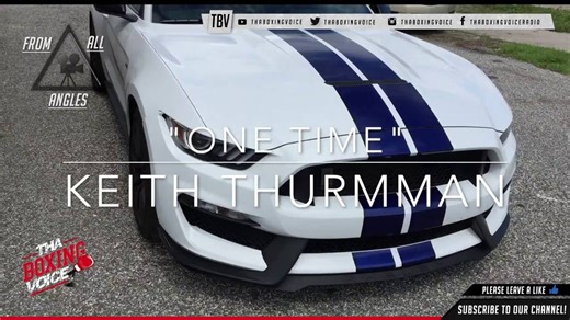 Keith Thurman's white 2017 Ford Mustang Shelby GT-526 hp @ 7,500 rpm (5.2L FPC V8)