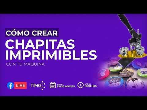 como hacer o crear chapitas con imágenes impresas