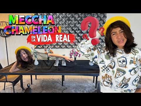 Juego ESCONDIDAS con CAMUFLAJE en la Vida Real
