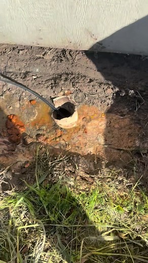 Customer called and had a septic tank backing up into the yard. The tank was a very old single chamber with no access to the sanitary T. We were able to clear the blockage from the washout and this customer is good to go for the next 3 to 5 years. #septictank #Septicservice | Myers Septic Solutions
