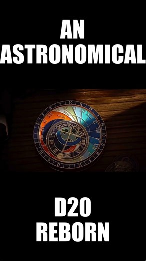 Now on Kickstarter: Astronomical Clock D20 Dice