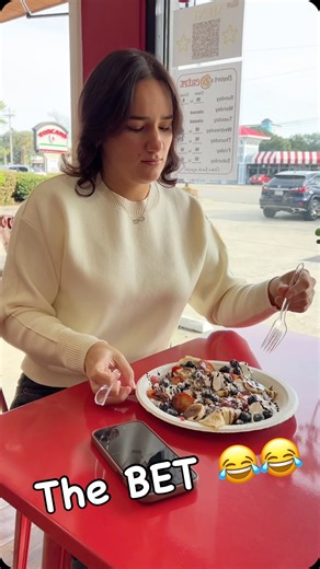 Dessert A Crêpe | Myrtle Beach on Instagram: "I bet you $5 😂😂 #dessertacrepe #nuttifrutticrepe #bet #crepes #myrtlebeach 📍2701 N Kings Hwy, Myrtle Beach 🎉 EXCEPTIONAL 🌟5.0🌟 on GOOGLE 🥳 📣 1000+ reviews 🔥 TOP RATED‼️ 🚚 All orders Doordash and UberEats"