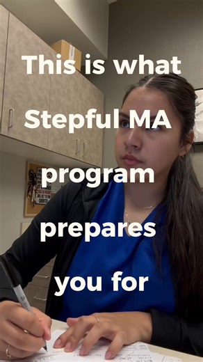 In just 5 months, Stepful offers 100% online training with live instructor-led classes, hands-on clinical practice, and support through externship placement and job coaching. Real skills. Real support. A real path into healthcare. Sign up with your email to get started. 💙 #healthcare #healthcarecareers #medicalassistant #stepful #onlineschool | Stepful