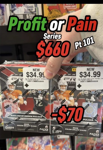 Profit or Pain in Sports Card Opening?
