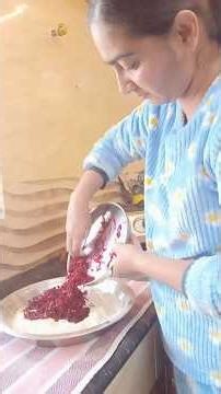✨DELICIOUS Beetroot paratha recipe #cooking #recipe