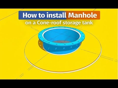 How to Install a Manhole on an API 650 Cone Roof Storage Tank