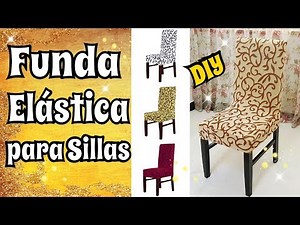 Tutorial How to Make Elastic Chair Covers DIY Easy Sewing