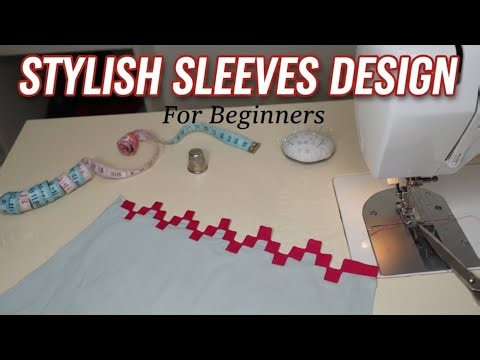 Trendy Sleeves design for beginners🌟 easy DIY design | Sew N Fabrics