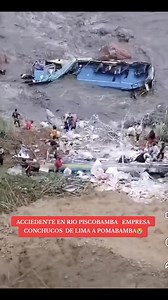 #Emergencia || BUS CAE AL RÍO EN PISCOBAMBA: VARIOS FALLECIDOS Y HERIDOS Un trágico accidente sacude a la región Áncash. Hace instantes, un bus de la empresa Conchucos Express, que cubría la ruta Lima-Pomabamba, se desbarrancó hacia el río Pomabamba en la zona de Pacosbamba, distrito de Piscobamba. El siniestro ha dejado un saldo preliminar de varios fallecidos y heridos, mientras pasajeros sobrevivientes claman por ayuda desde el lugar del accidente. Equipos de emergencia y autoridades locales 