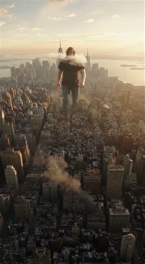 As a Giant Destroying a City