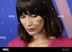 Bella Hadid arrives on the red carpet at the 2017 CFDA Fashion Awards at the Hammerstein Ballroom on June 5, 2017 in New York City.    Photo by John Angelillo/UPI Stock Photo - Alamy