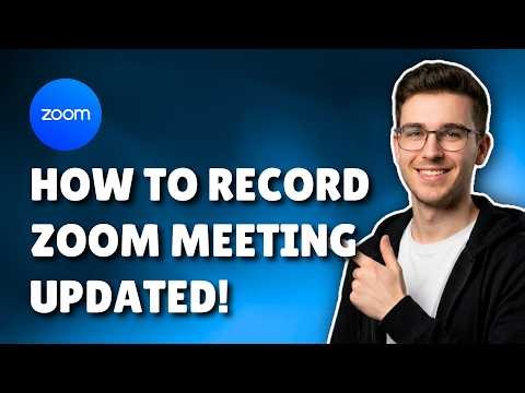 NEW! How to Record a Zoom Meeting (Step-by-Step Guide 2026)